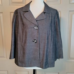 *FINAL PRICE *Cato ladies tailored denim look jacket.